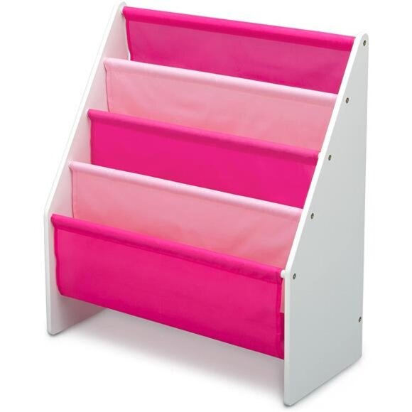 Delta Children Sling Rack Bookshelf for Kids - Easy-to-Reach Storage - Picture 11 of 12